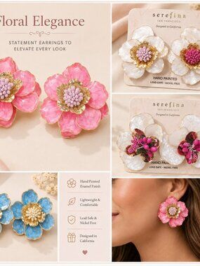 Serafina San Francisco Earrings Several Colors